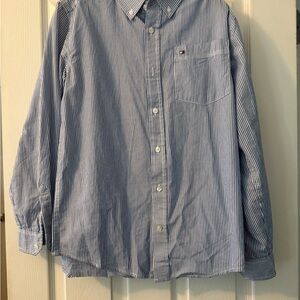 Tommy Hilfiger Blue Striped Kids Shirt